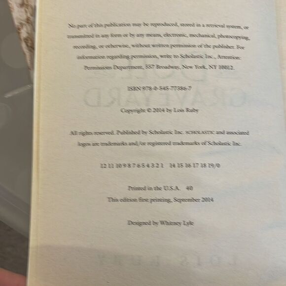 The Doll Graveyard by Lois Ruby Scholastic Books - Picture 3 of 4